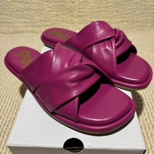 Hush Puppies Emily Slide Very Berry Size 7 Wide